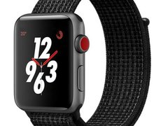 Curea iUni compatibila cu Apple Watch 1/2/3/4/5/6/7, 38mm, Nylon Sport, Woven Strap, Midnight Black